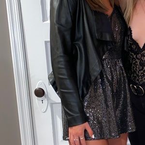 H&M sparkly romper size medium